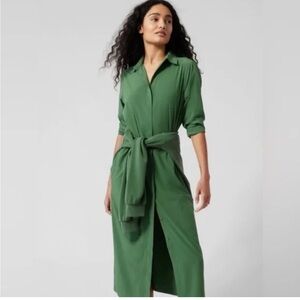 ATHLETA Urbanite Green Dress (S)